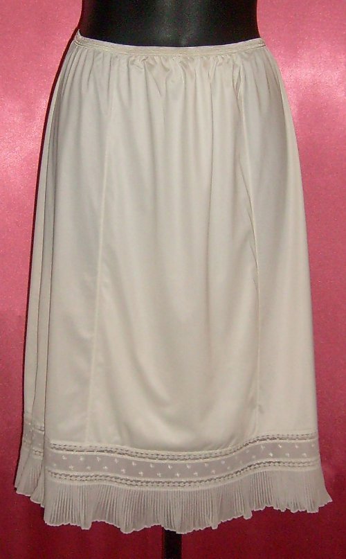 vintage satin half slips