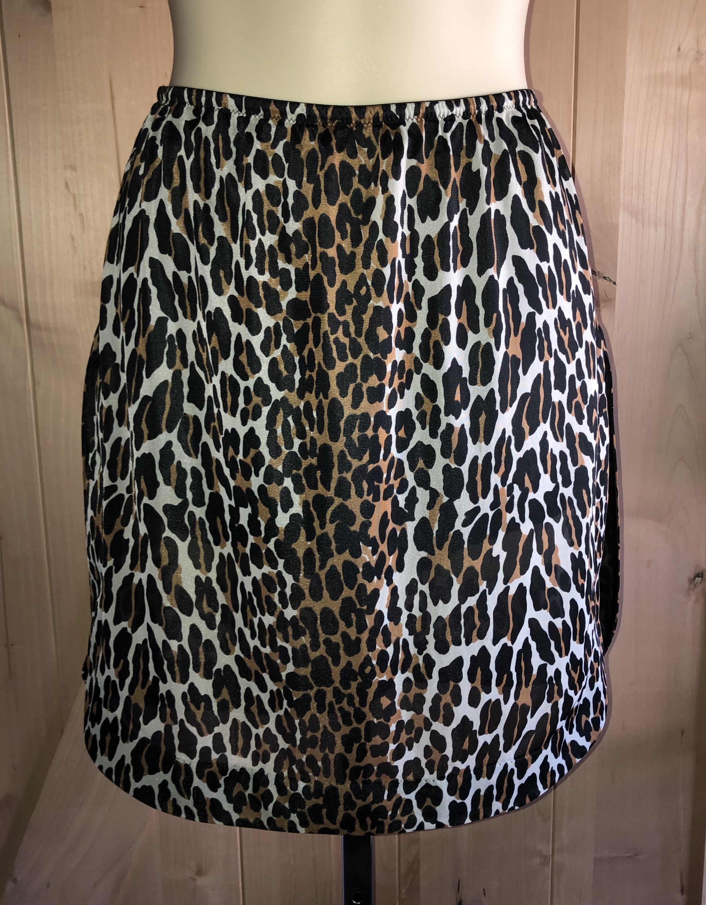 Vintage 1950's VANITY FAIR Wild Leopard Print Nylon Half Slip / Panties ...